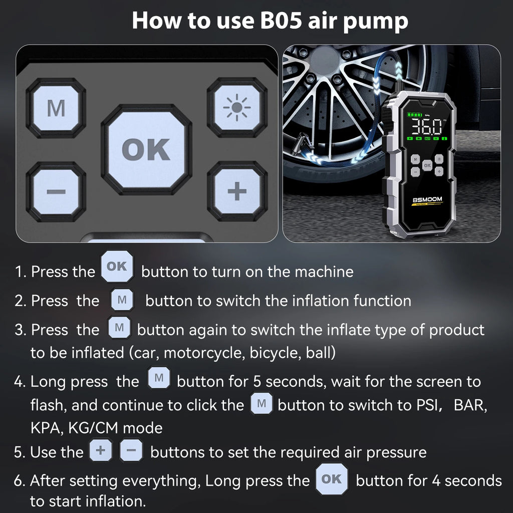1500A Auto Jumpstarter met Powerbank