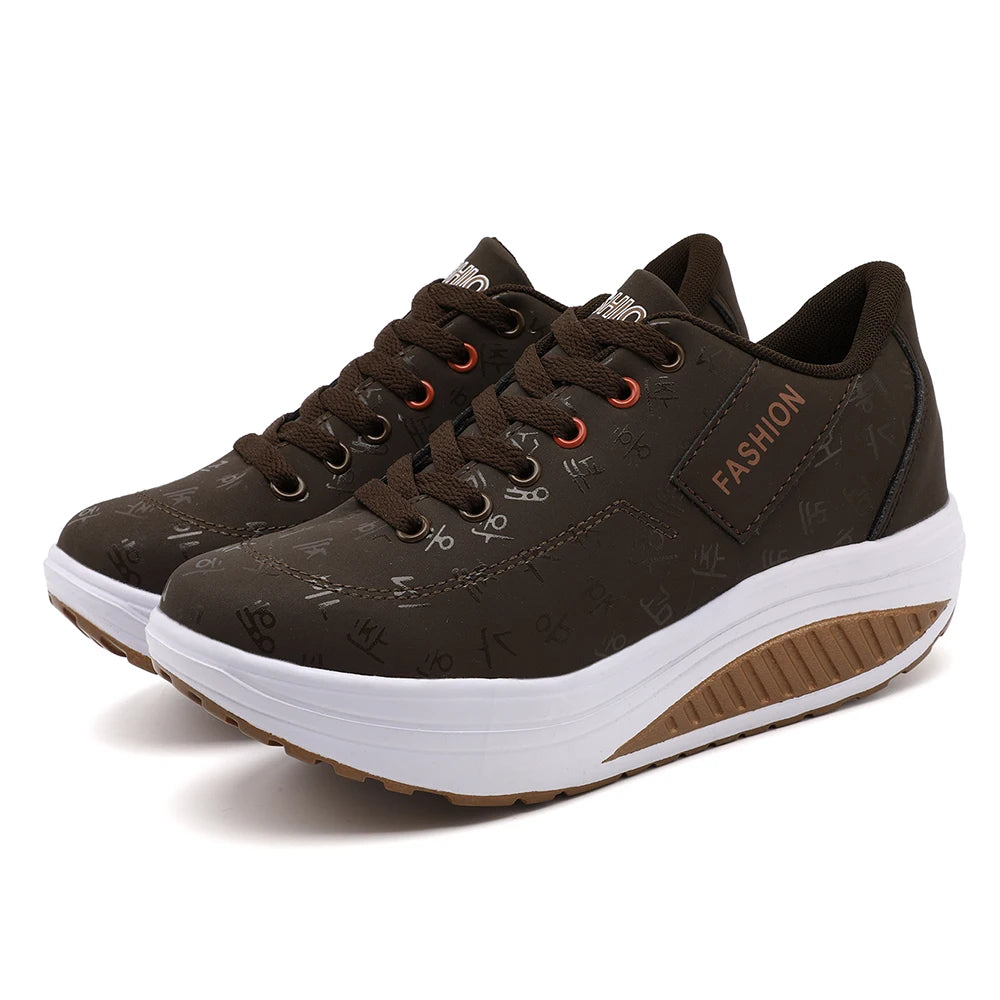 Damessneakers met sleehak - afbeelding 15