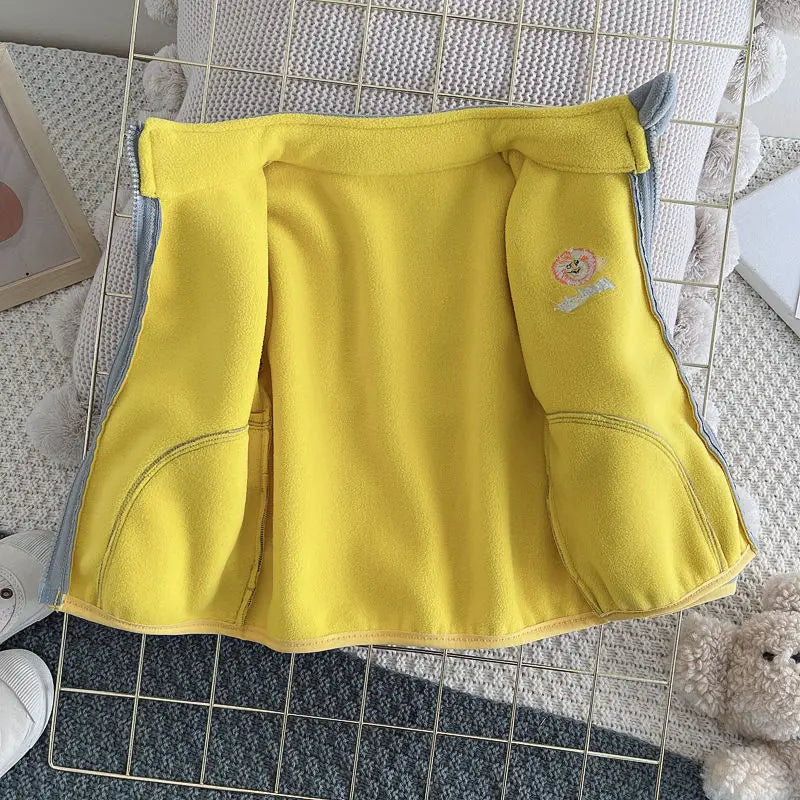 Fleece kindervest met rits - afbeelding 10