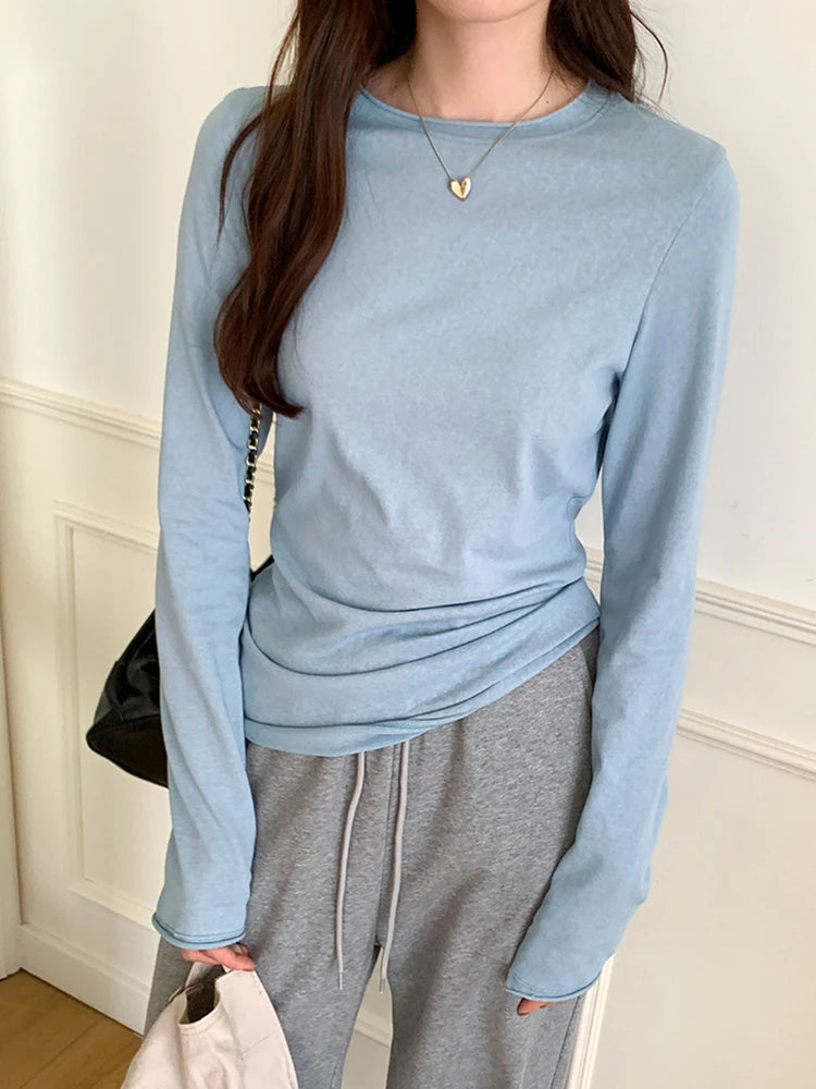 Basic shirt met lange mouwen - afbeelding 34