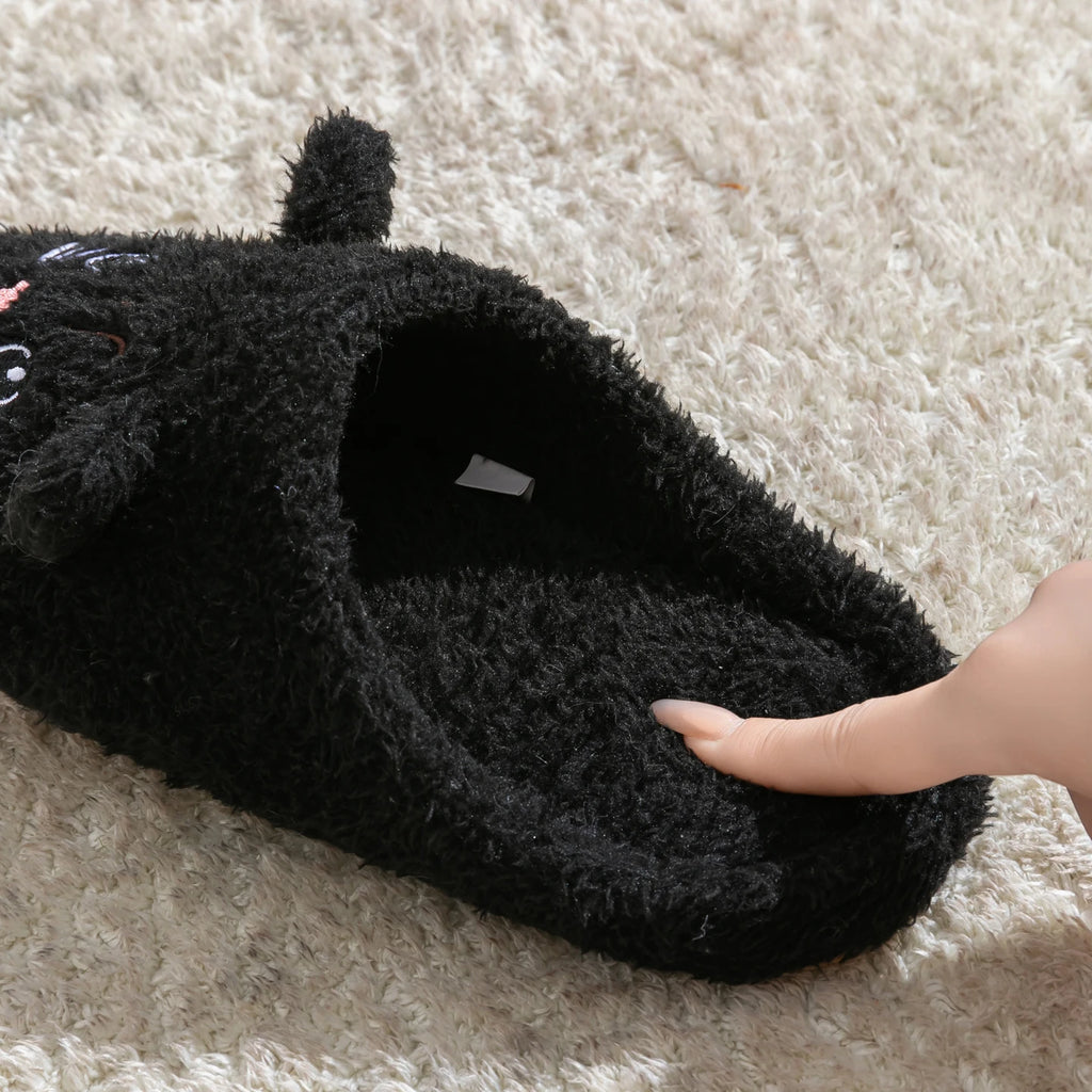 Pluche kattenpantoffels - afbeelding 5