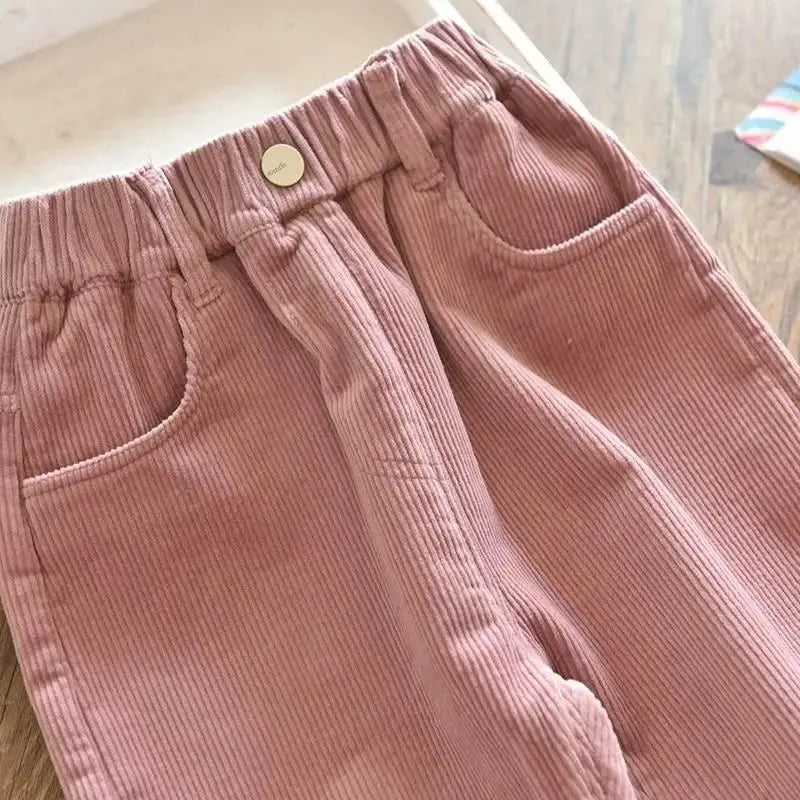 Gevoerde corduroy kinderbroek - afbeelding 11