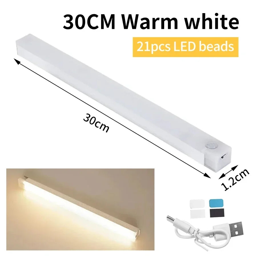 Oplaadbare LED kastverlichting met bewegingssensor