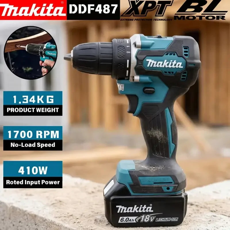 Makita DDF487 Accuboormachine Brushless 18V