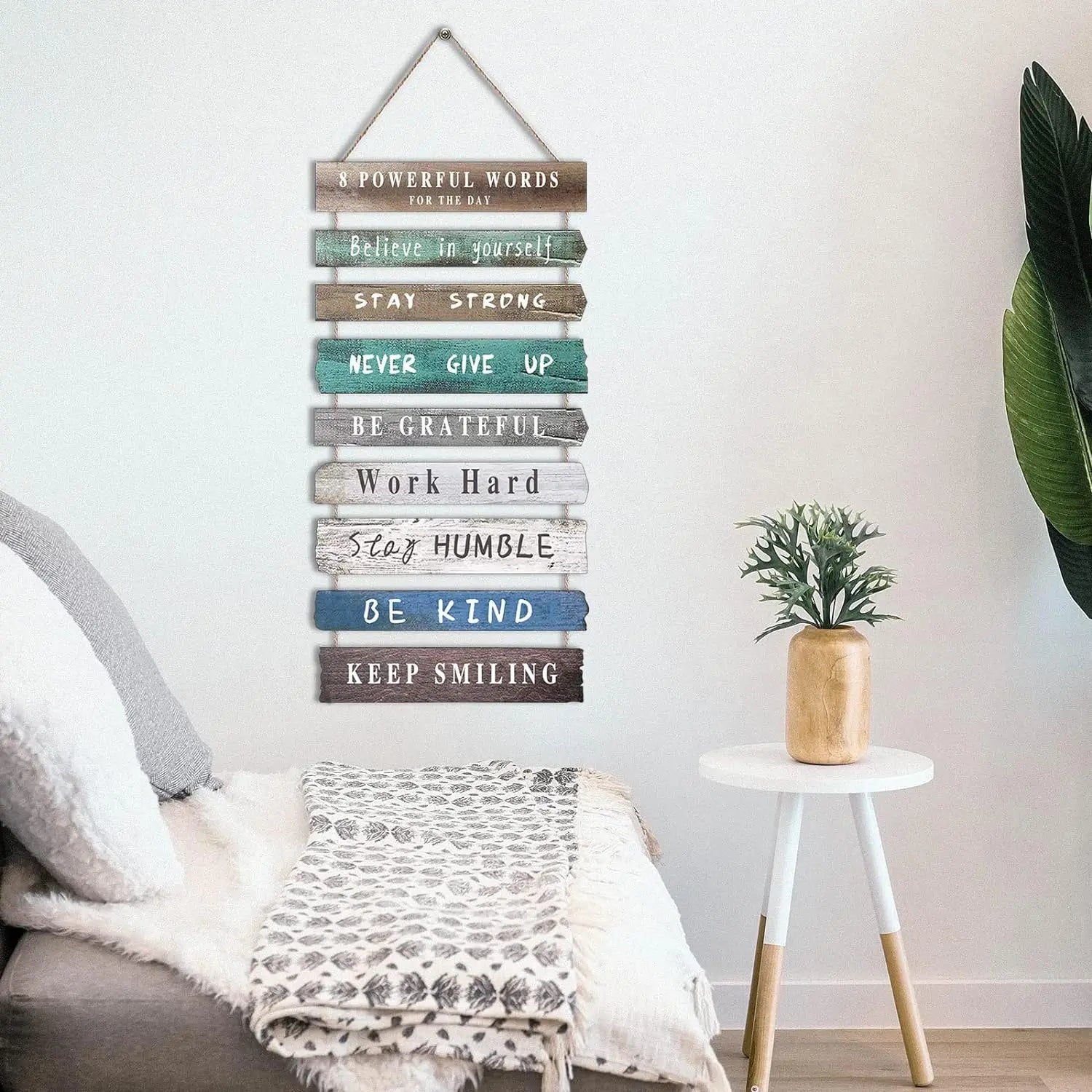 Inspirerende houten wanddecoratie