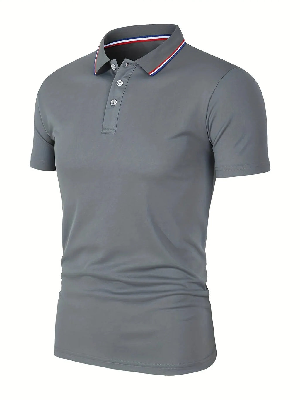 Herenpoloshirt met streepkraag - afbeelding 35