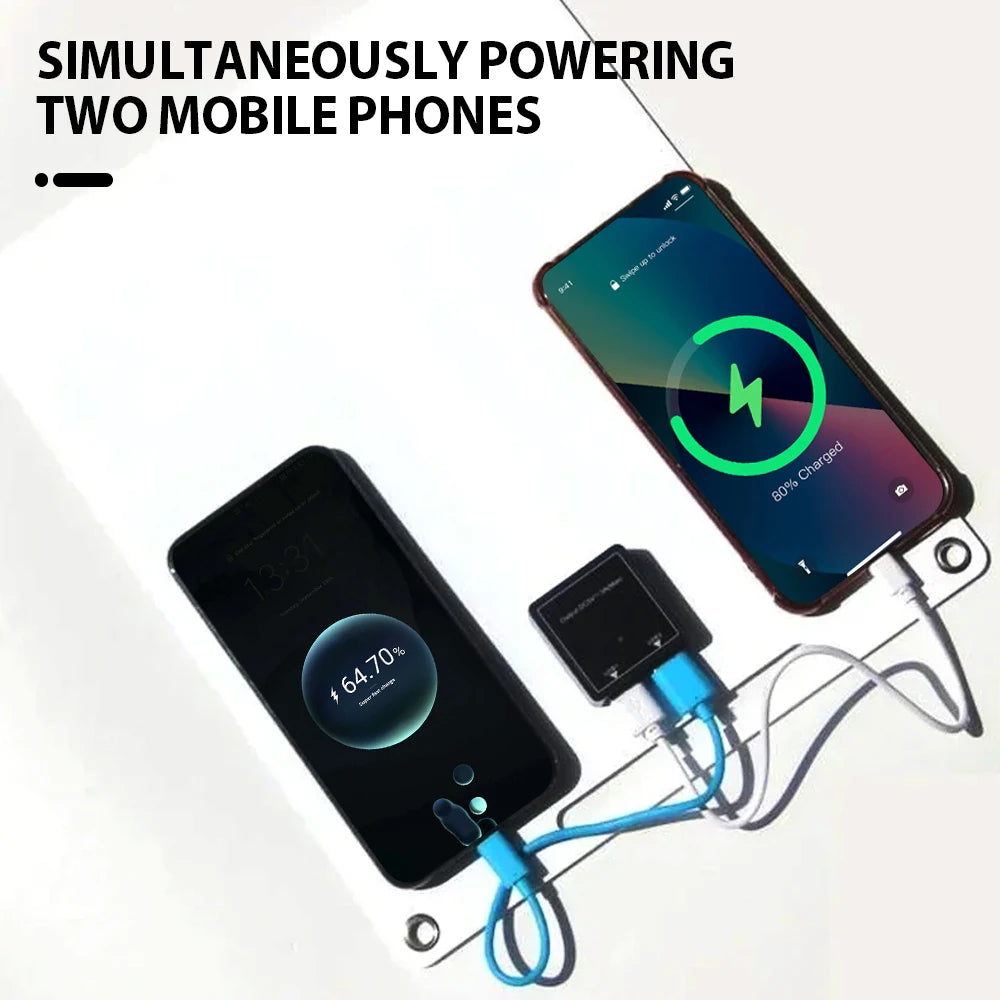 100W draagbare solar charger met dubbele USB-poorten