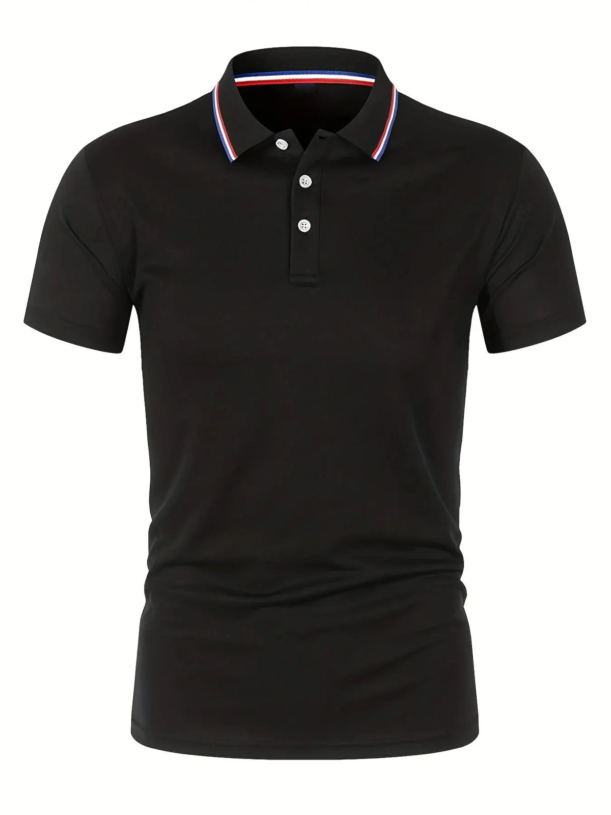 Herenpoloshirt met streepkraag - afbeelding 5