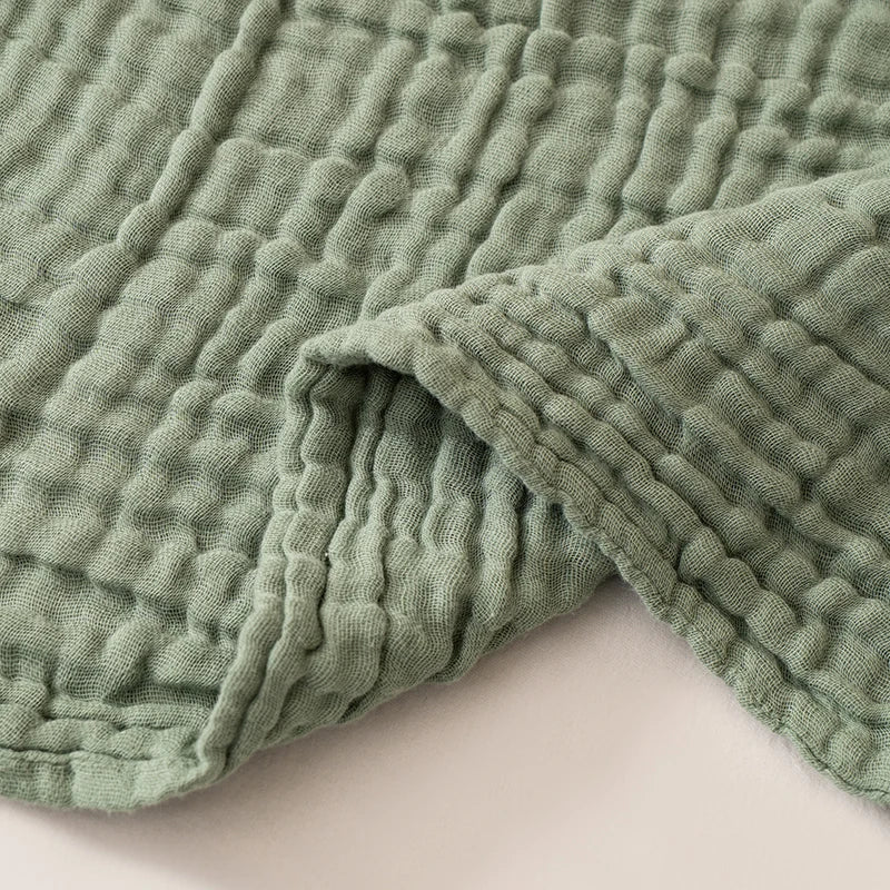 4-laags katoenen plaid, ademend