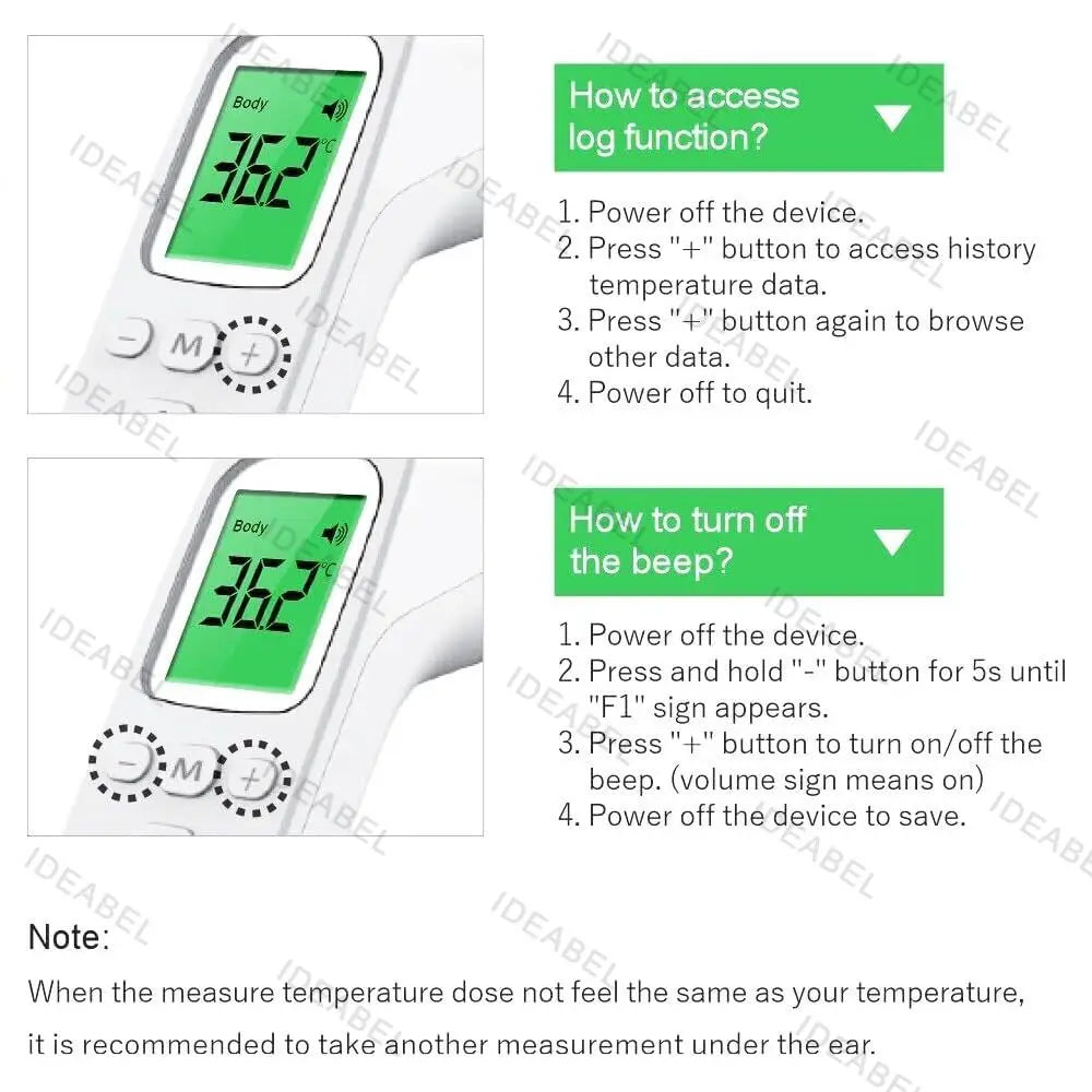 Digitale infrarood thermometer voor huisdieren