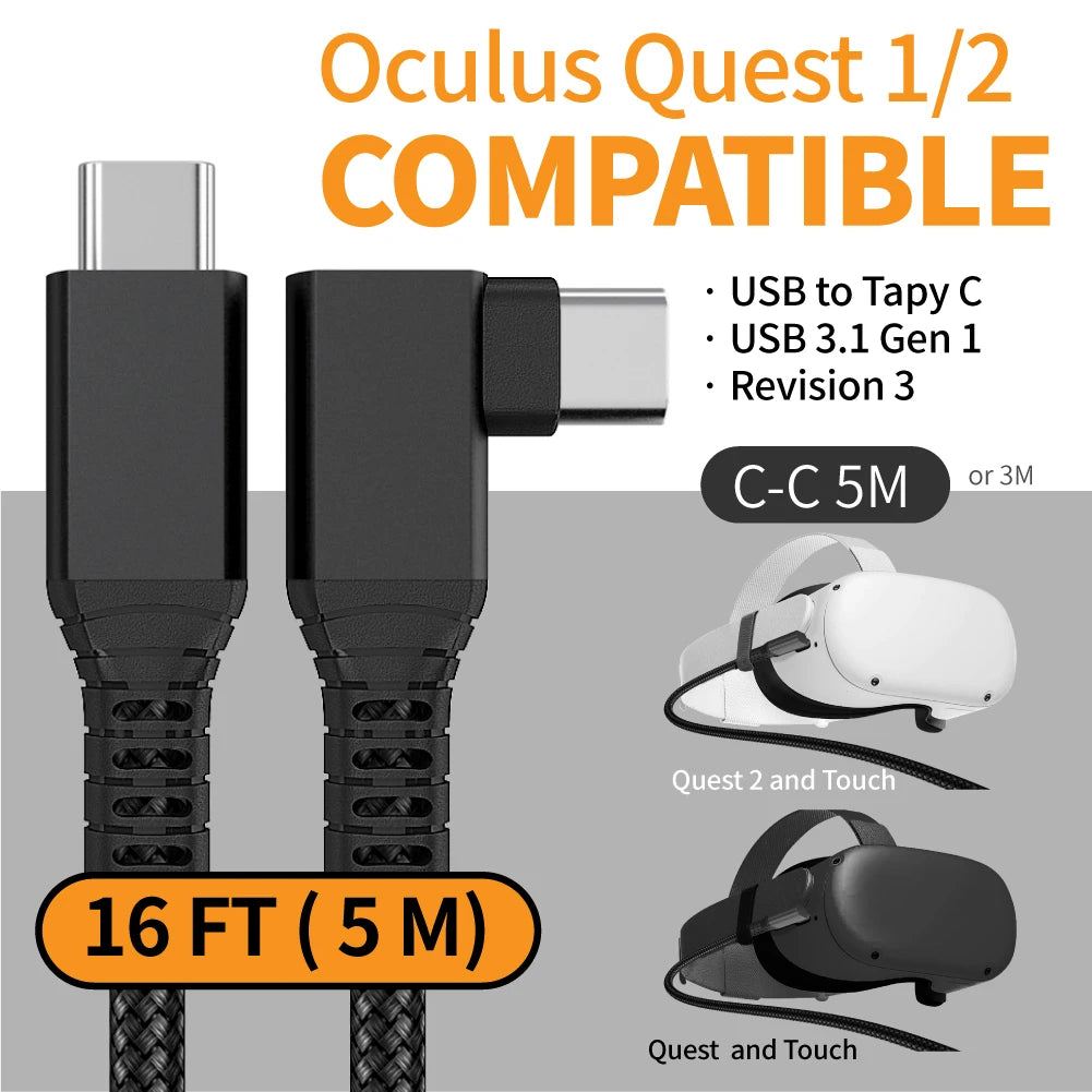 10FT Link Cable voor Quest 2 en PC VR