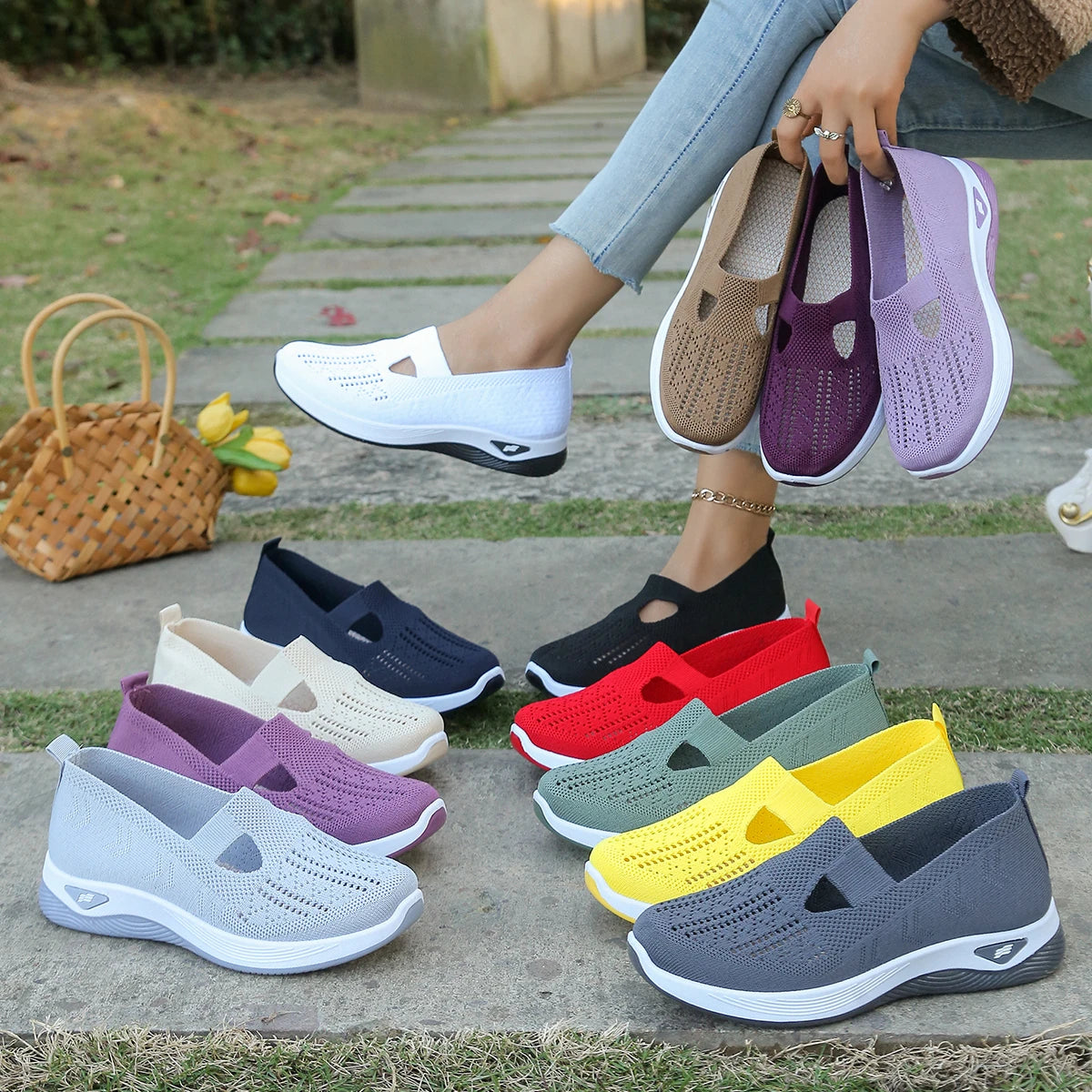 Dames casual sportschoenen