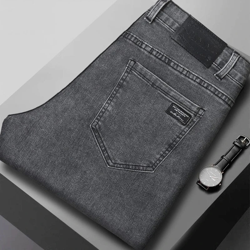 Rechte jeans met stretch - afbeelding 3