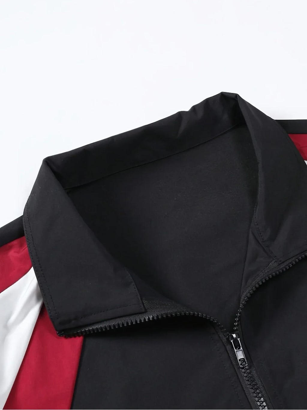 Colorblock windjack voor heren - afbeelding 4