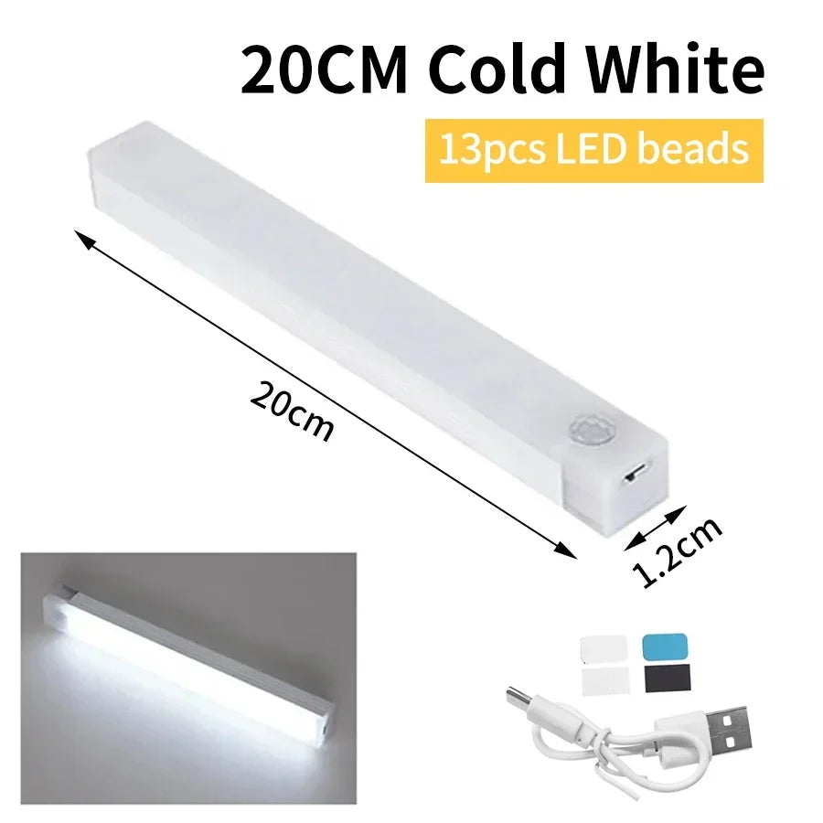 Oplaadbare LED kastverlichting met bewegingssensor