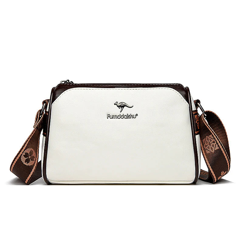 Stijlvolle luxe leren crossbody tas
