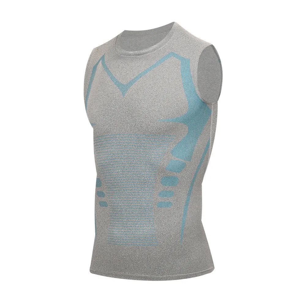 Heren compressie sportshirt