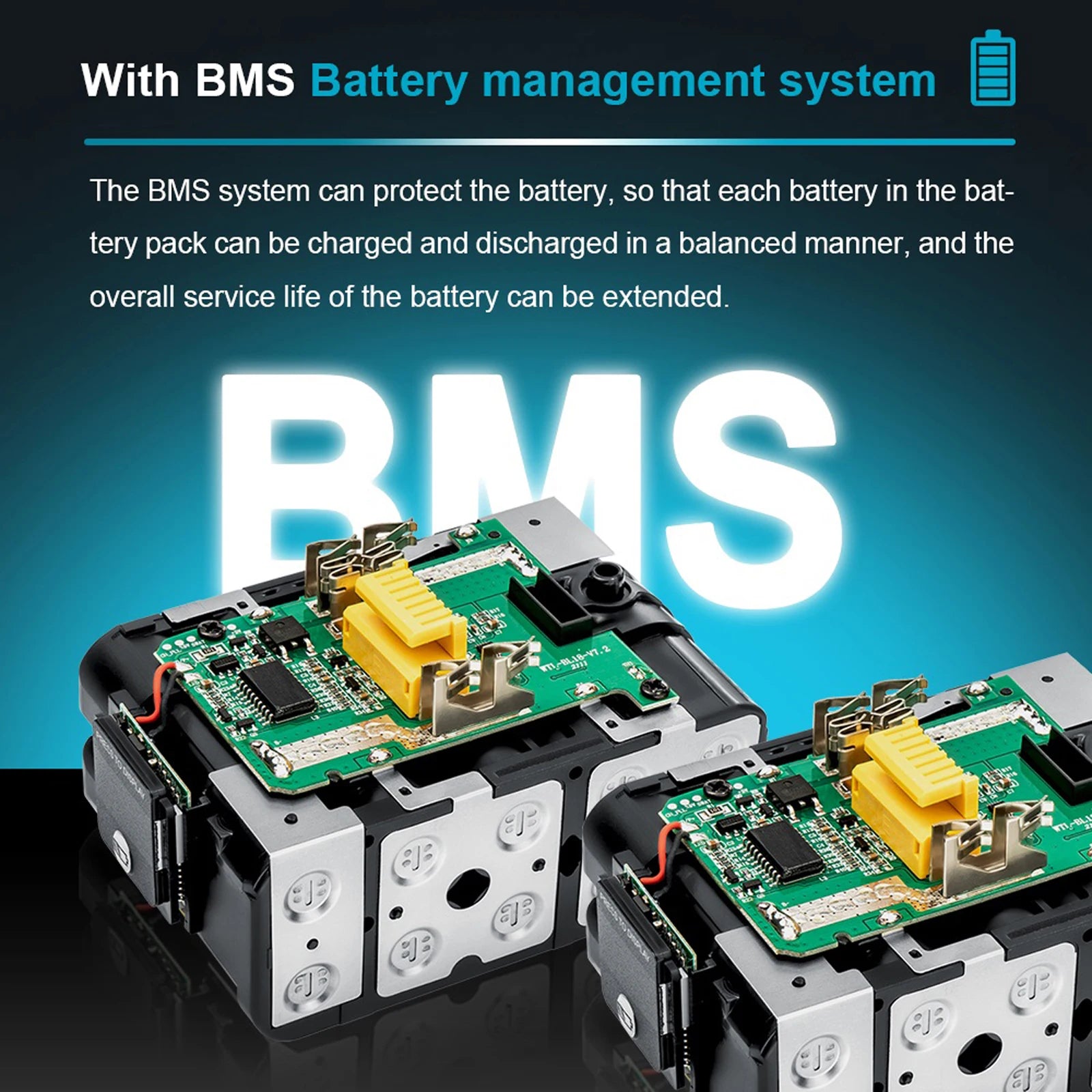 Vervangende Accu 8000mAh voor Makita 18V (met lader)