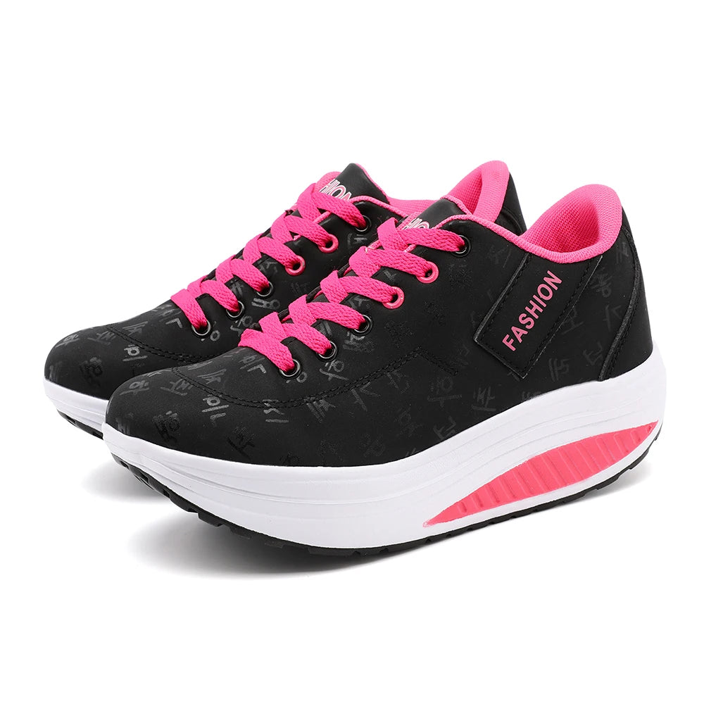 Damessneakers met sleehak - afbeelding 13