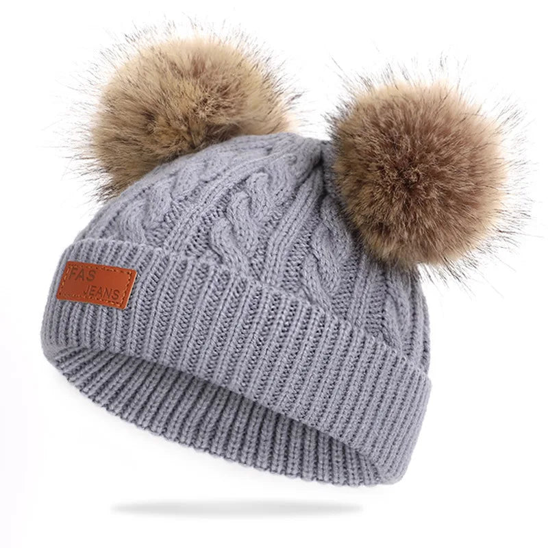 Kindermuts met pompons - afbeelding 8