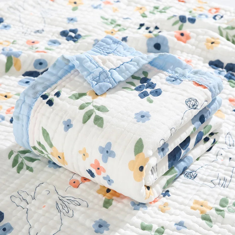 Katoenen babydeken, 6-laags