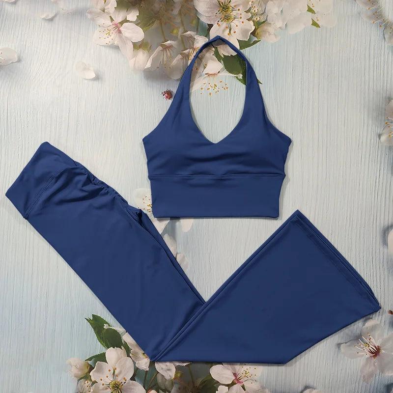 Yogaset met flared legging - afbeelding 45