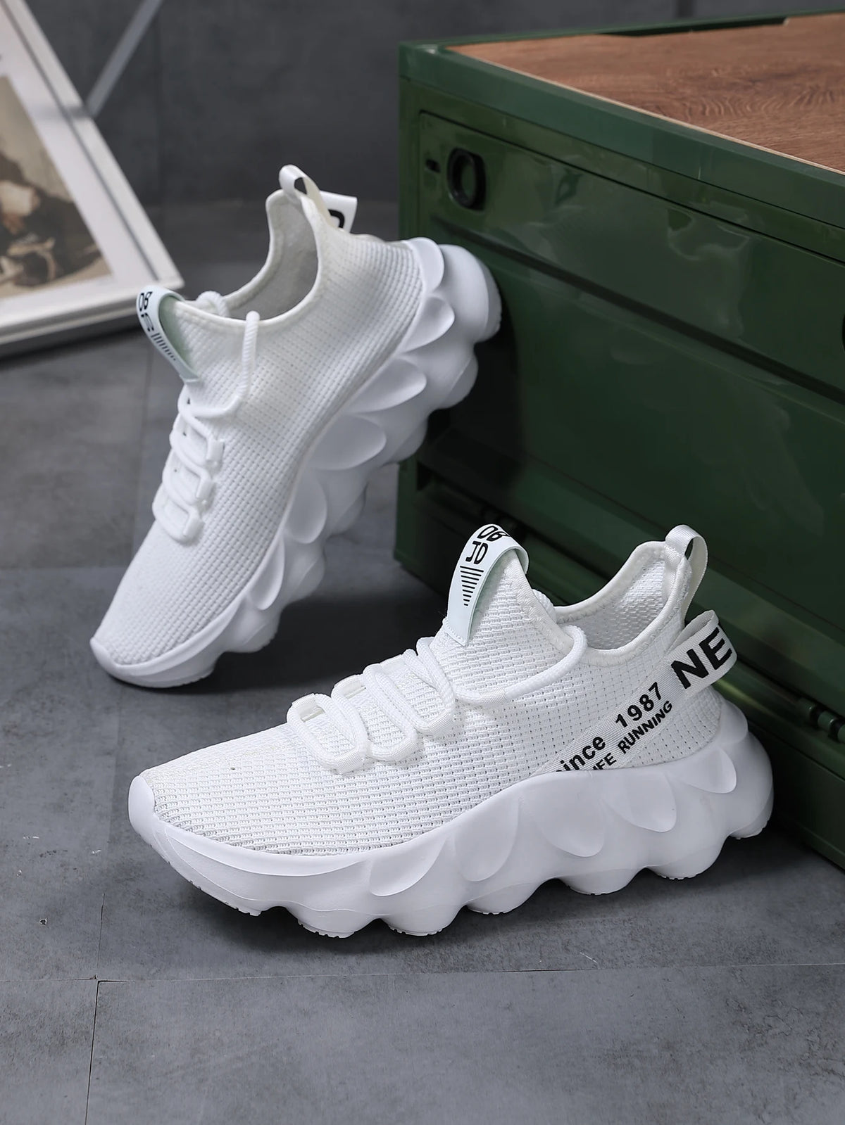Ademende herensneakers - afbeelding 5