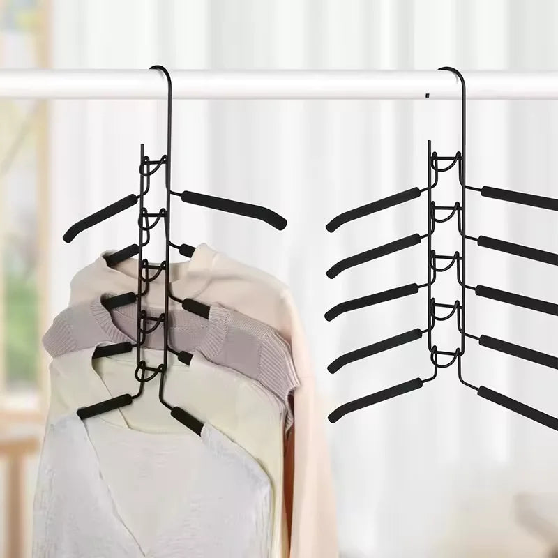 5-laags kledingdroogrek en garderobe organizer