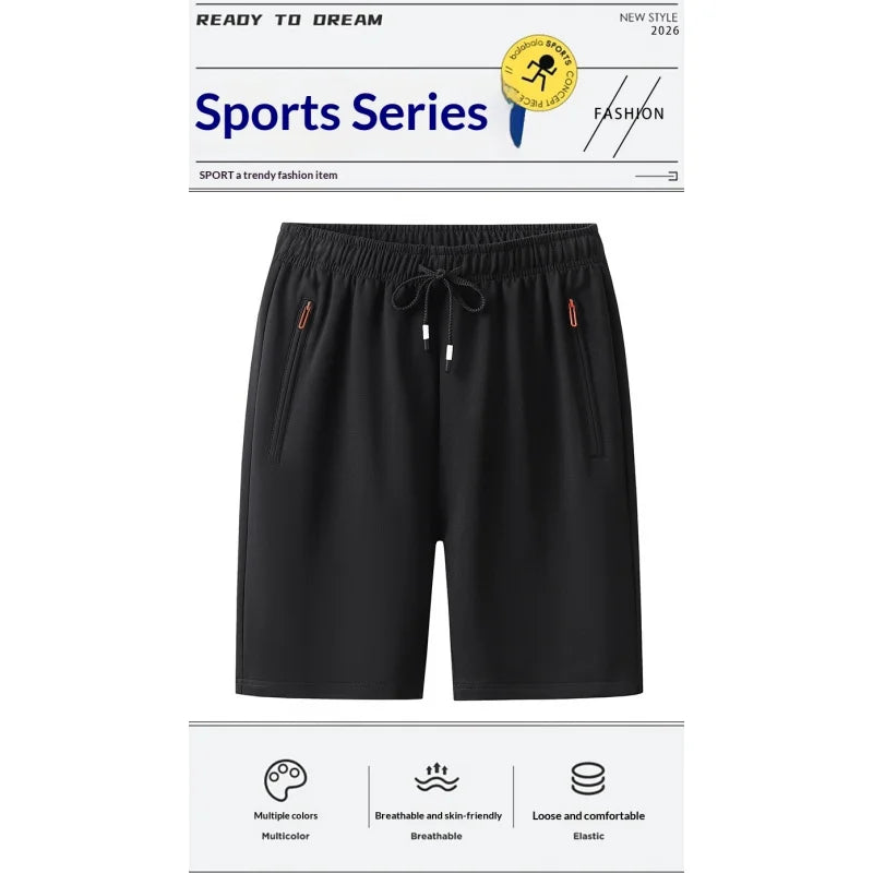 Heren casual shorts van katoenmix