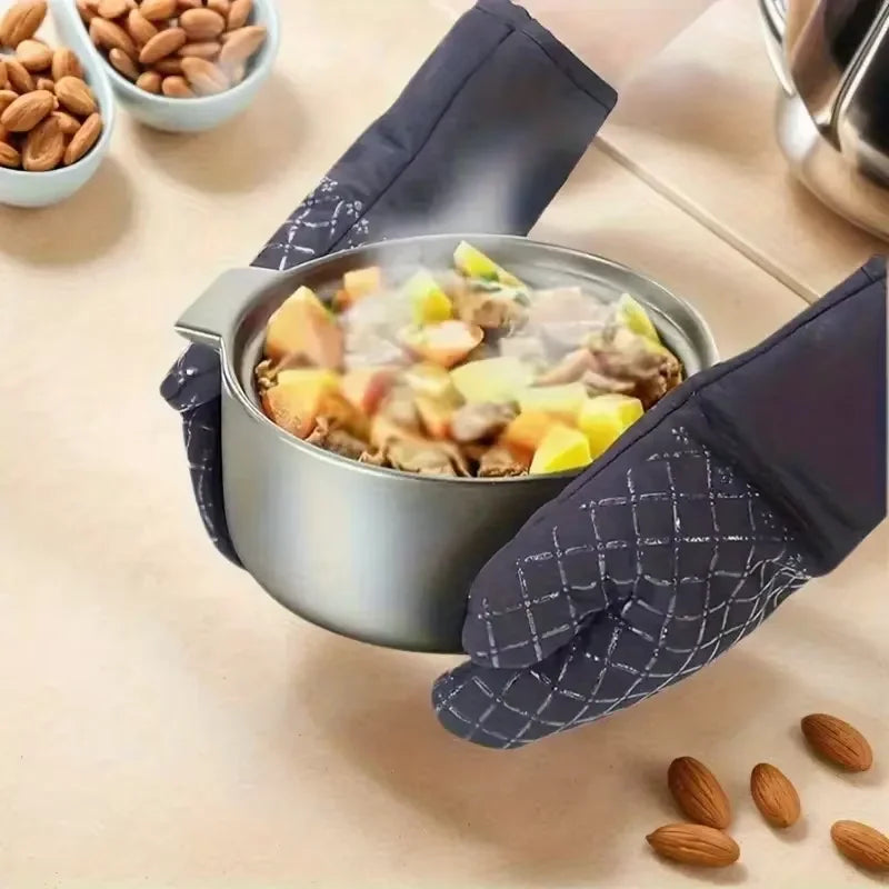 Hittebestendige katoenen ovenhandschoenen
