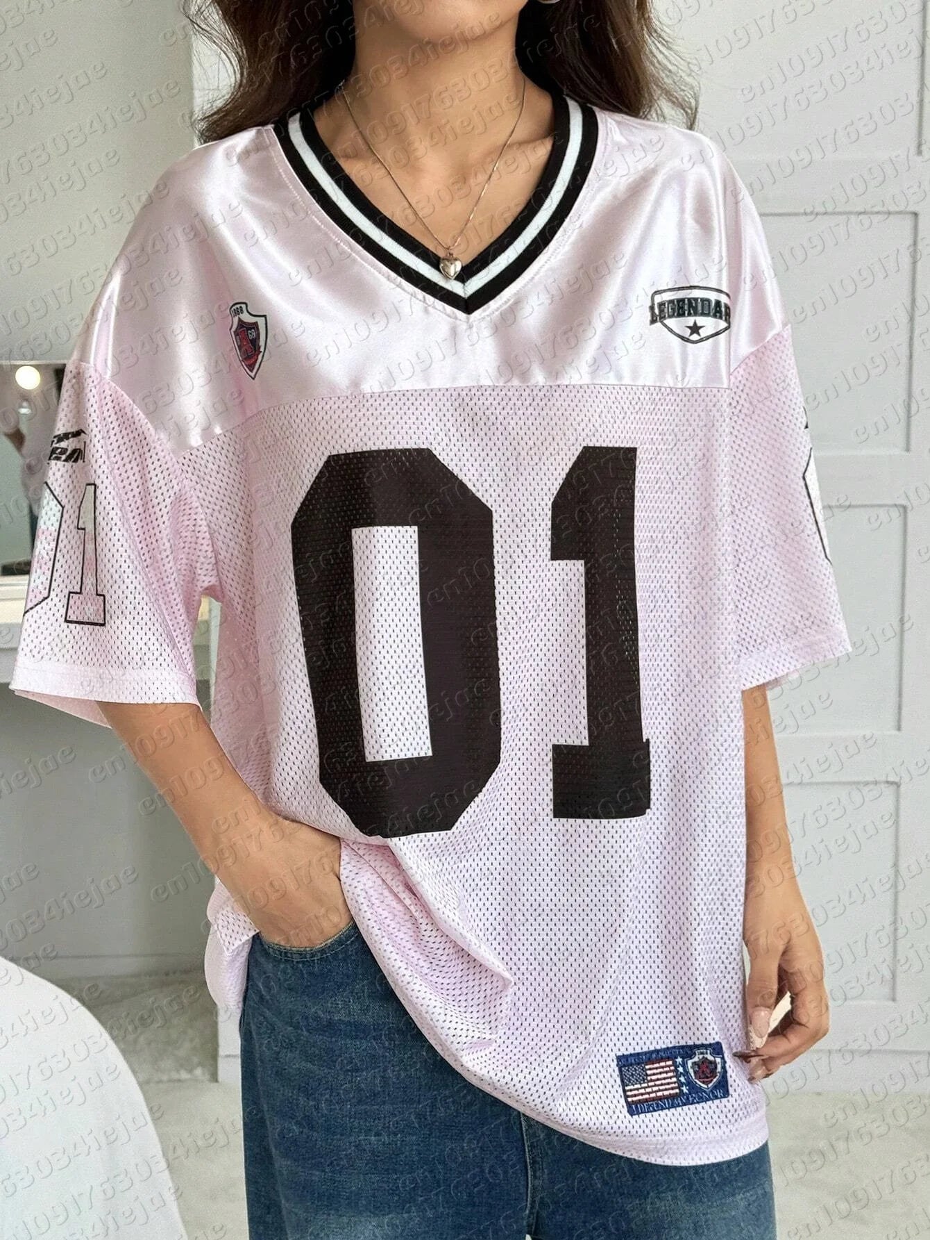 American Sports V-hals T-shirt