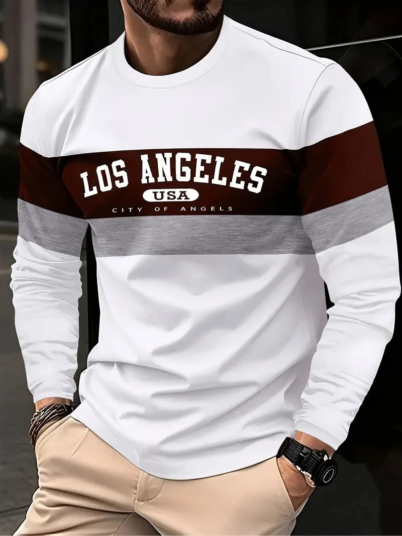 Gestreepte longsleeve met ronde hals - afbeelding 13