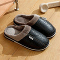 Leren herenpantoffels
