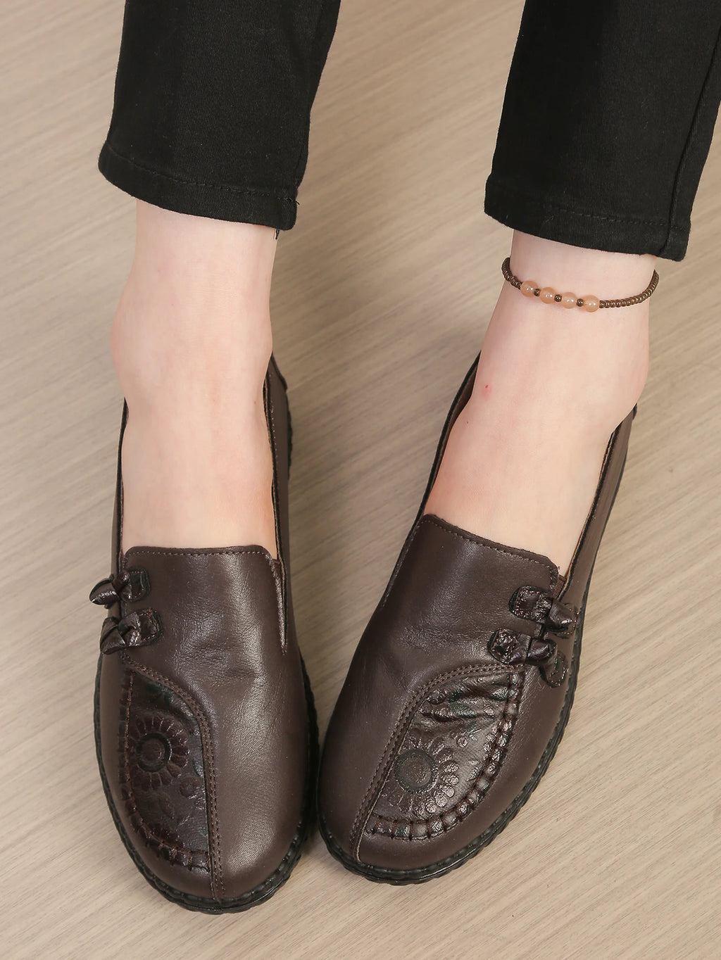 Damesloafers met bloemmotief - afbeelding 19