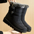 Gevoerde snowboots met klittenband - afbeelding 22