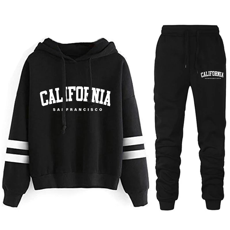 Gestreept hoodie-trainingspak - afbeelding 7