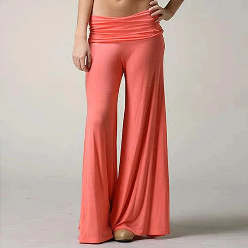 Coral wide leg damesbroek