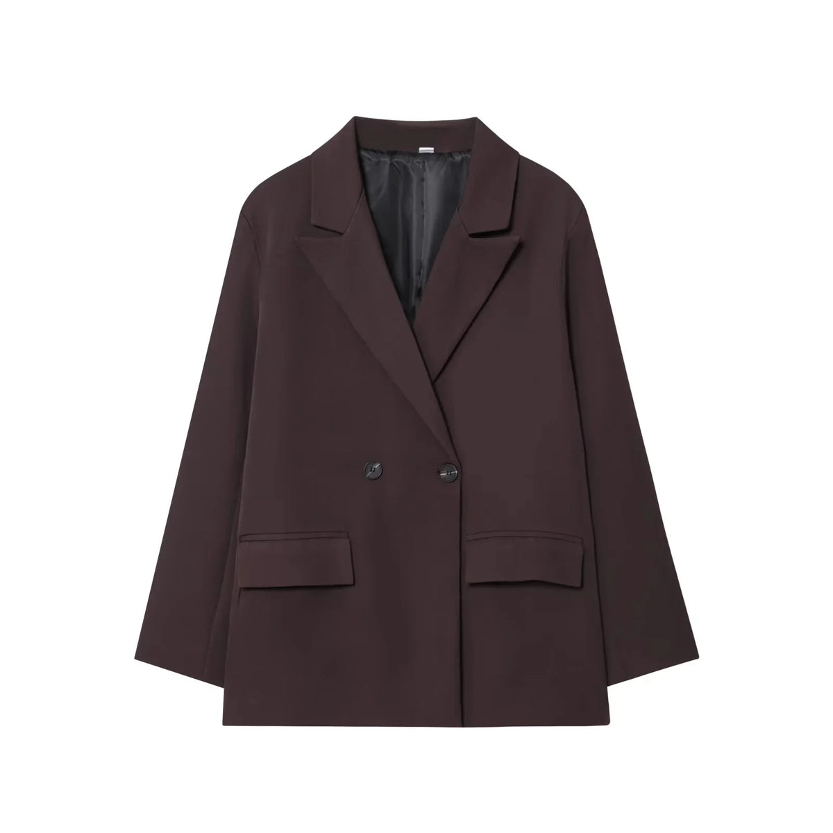 Oversized blazer met dubbele rij knopen