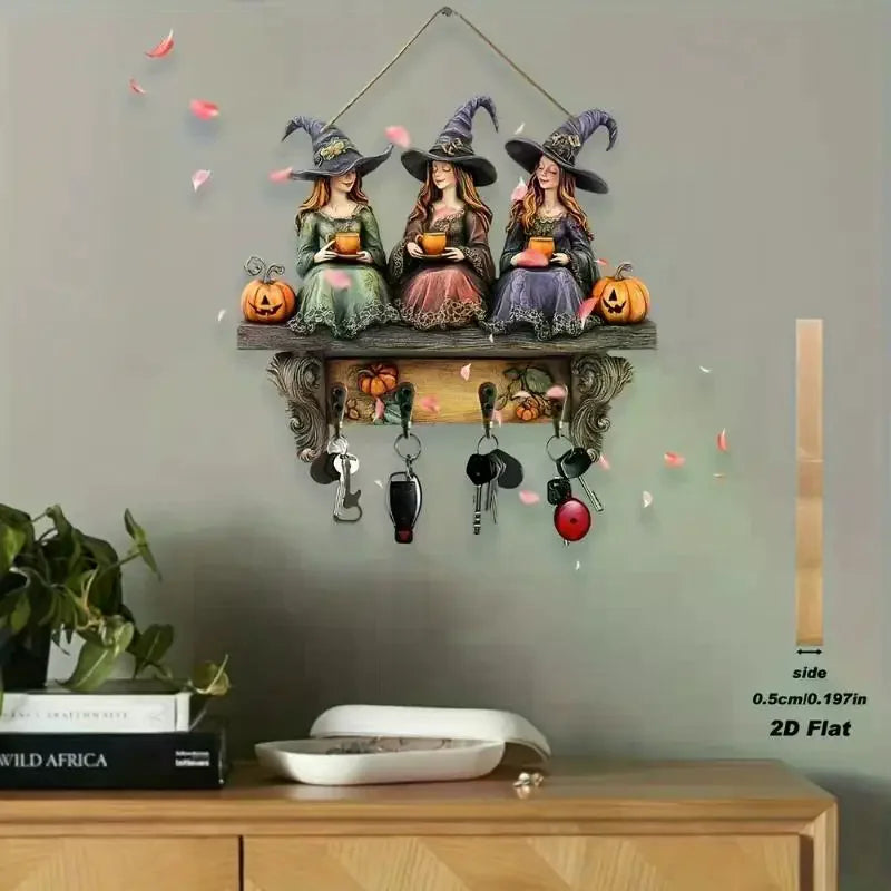 Exclusieve Halloween &amp; Christmas houten decoratieset
