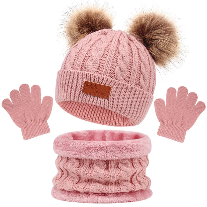Kindermuts met pompons - afbeelding 6