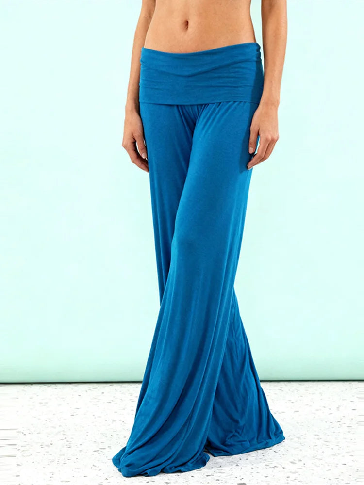 Coral wide leg damesbroek