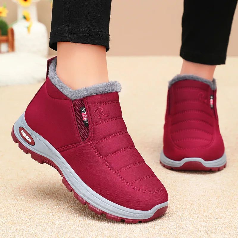 Warme halfhoge winterboots