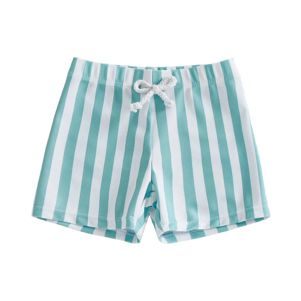 Gestreepte baby jongens zwemshorts