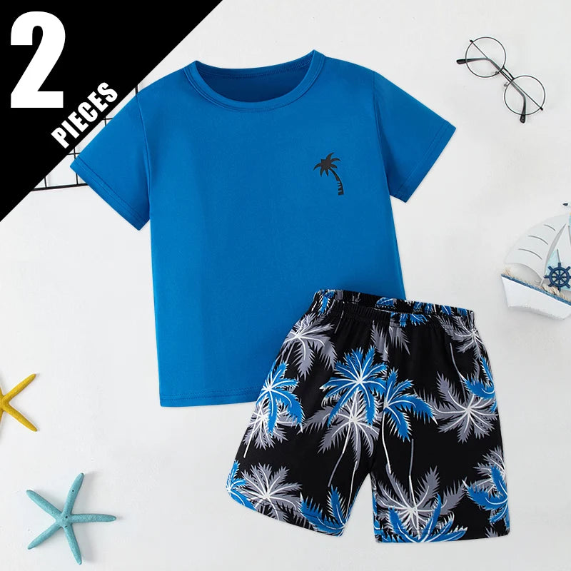 Zomerse 2/4-delige vrijetijds- en sportset