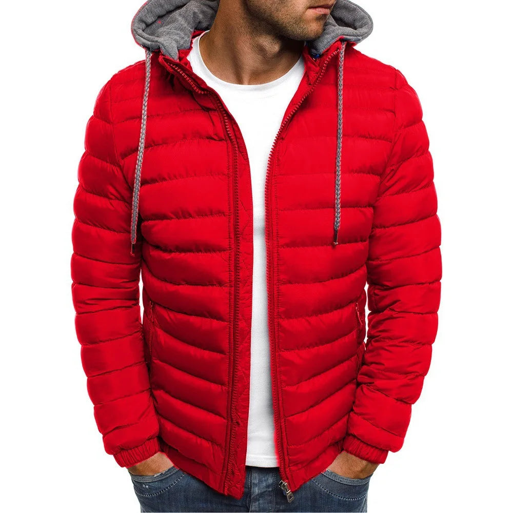 Gevoerde parka met rits