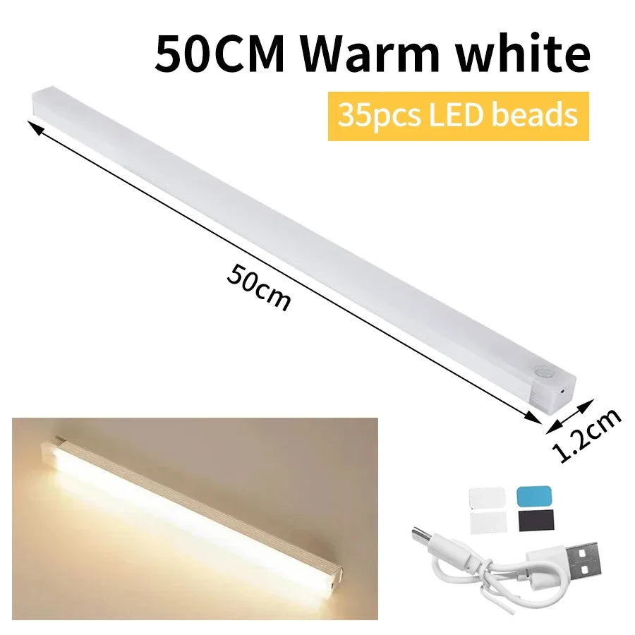 Oplaadbare LED kastverlichting met bewegingssensor