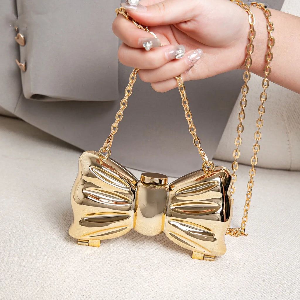 Metallic clutch in strikvorm - afbeelding 15