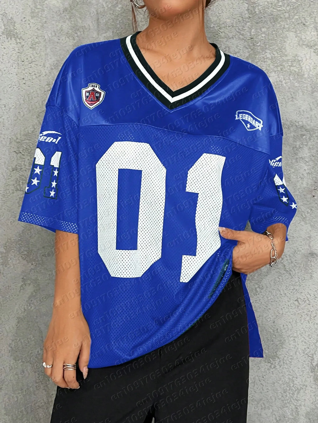 American Sports V-hals T-shirt