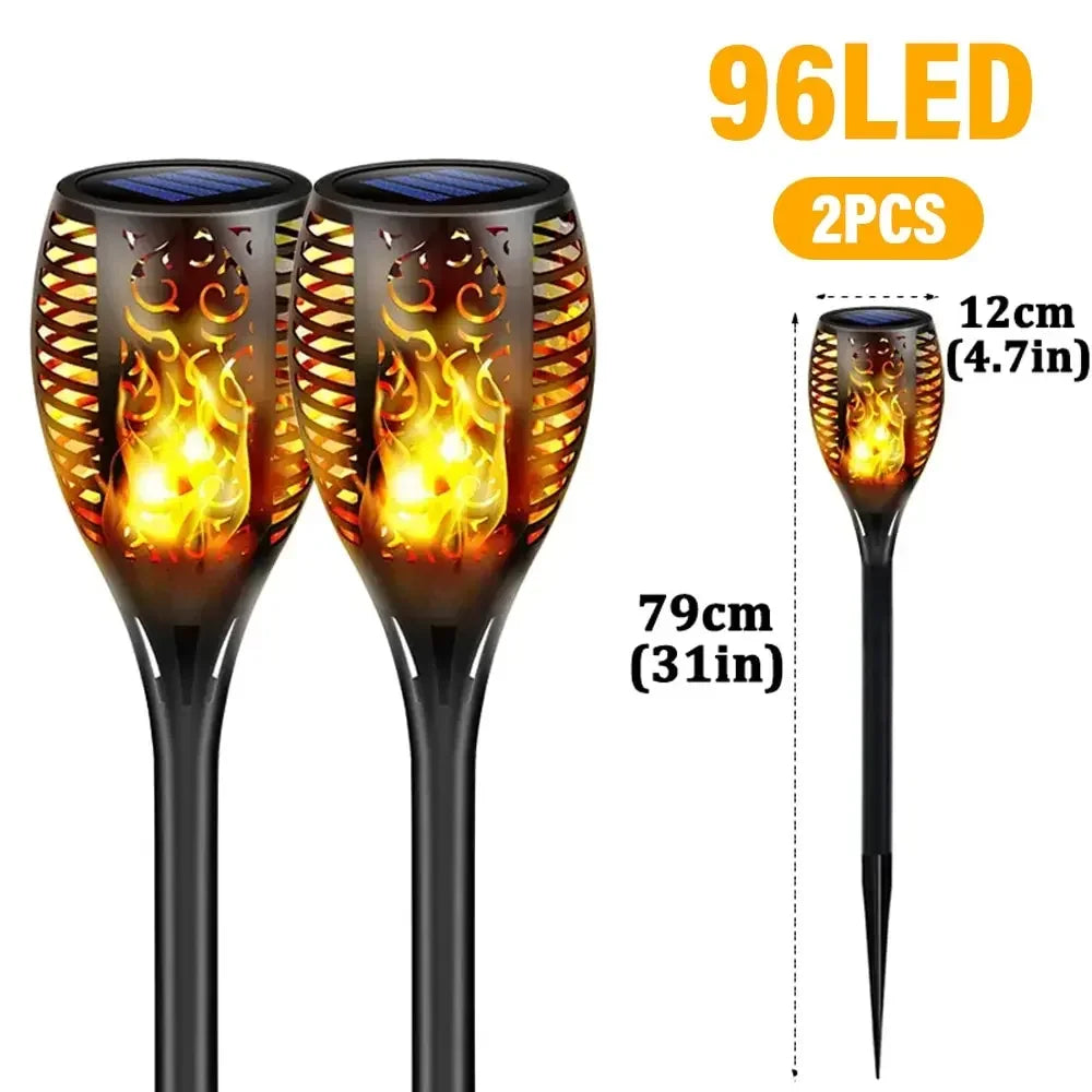 Solar fakkellampen voor de tuin