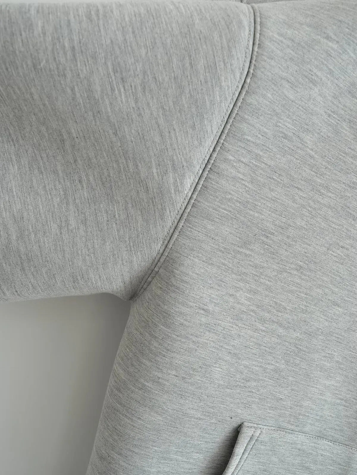 Oversized hoodiejas met rits - afbeelding 14